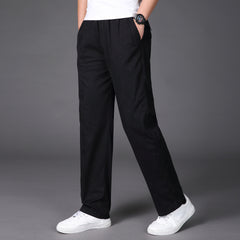 🔥【50-130KG】2026 noi pantaloni drepti casual pentru bărbați de mărime mare