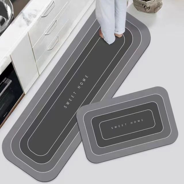 【1 set de 2 bucăți: 40*60 + 40*120 cm】💥Covoraș antiderapant, absorbant🦶