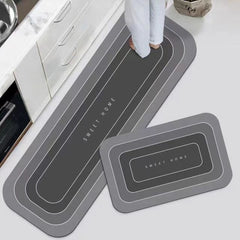 【1 set de 2 bucăți: 40*60 + 40*120 cm】💥Covoraș antiderapant, absorbant🦶