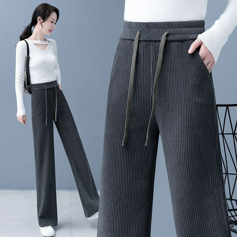 【40-110kg】Pantaloni noi, elastici, cu croi larg, pentru femei