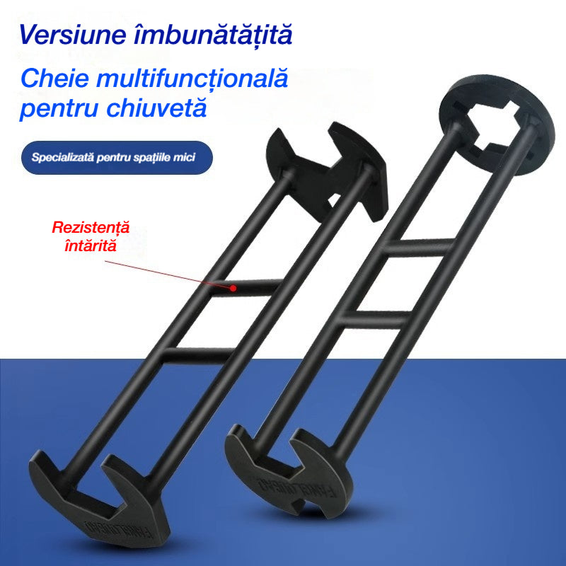 🔥【Cumpărați 1 obțineți 1 gratuit】Cheie multifuncțională pentru chiuvetă, cheie universală pentru țevi de apă, instrument de instalare și reparare a chiuvetei și robinetelor de baie