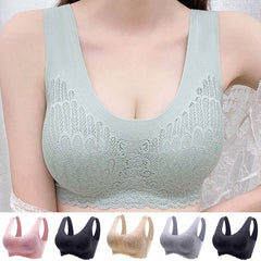 👙【Set de 3 piese】Sutien din dantelă nou și îmbunătățit, confortabil, mărime plus (reducere 49%)