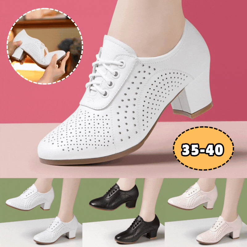 🔥【Vânzare fierbinte】👠【34~41】2026 Toamna Nouă doamnelor pantofi din piele pantofi de dans