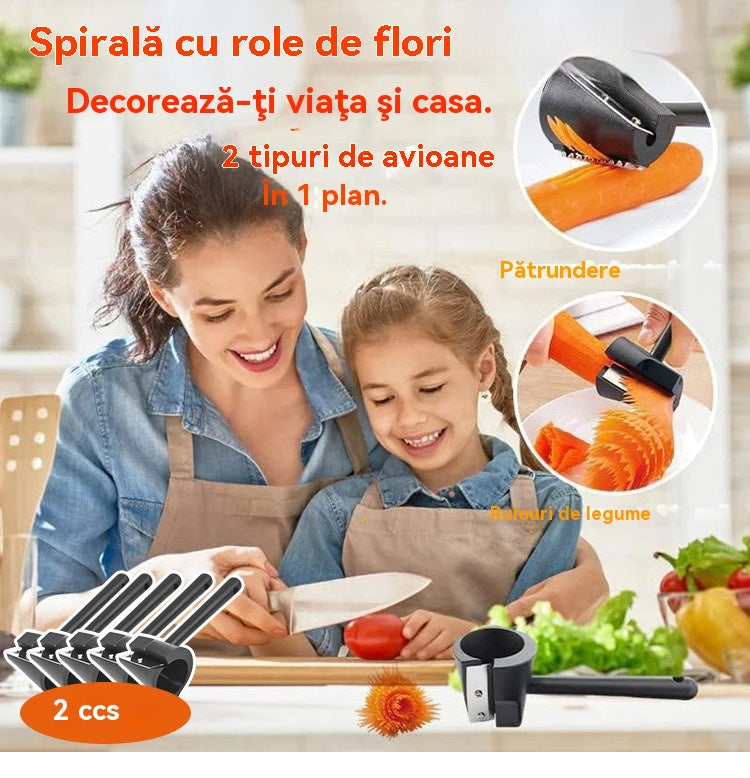 🔥【Cumpărați 1 obțineți 1 gratuit】💮Unelte pentru curățat și sculptat fructe și legume---oțel inoxidabil 304