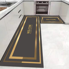 【1 set de 2 bucăți: 40*60 + 40*120 cm】💥Covoraș antiderapant, absorbant🦶