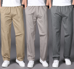 🔥【50-130KG】2026 noi pantaloni drepti casual pentru bărbați de mărime mare