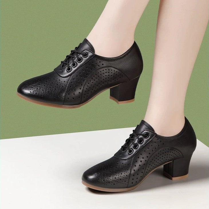 🔥【Vânzare fierbinte】👠【34~41】2026 Toamna Nouă doamnelor pantofi din piele pantofi de dans