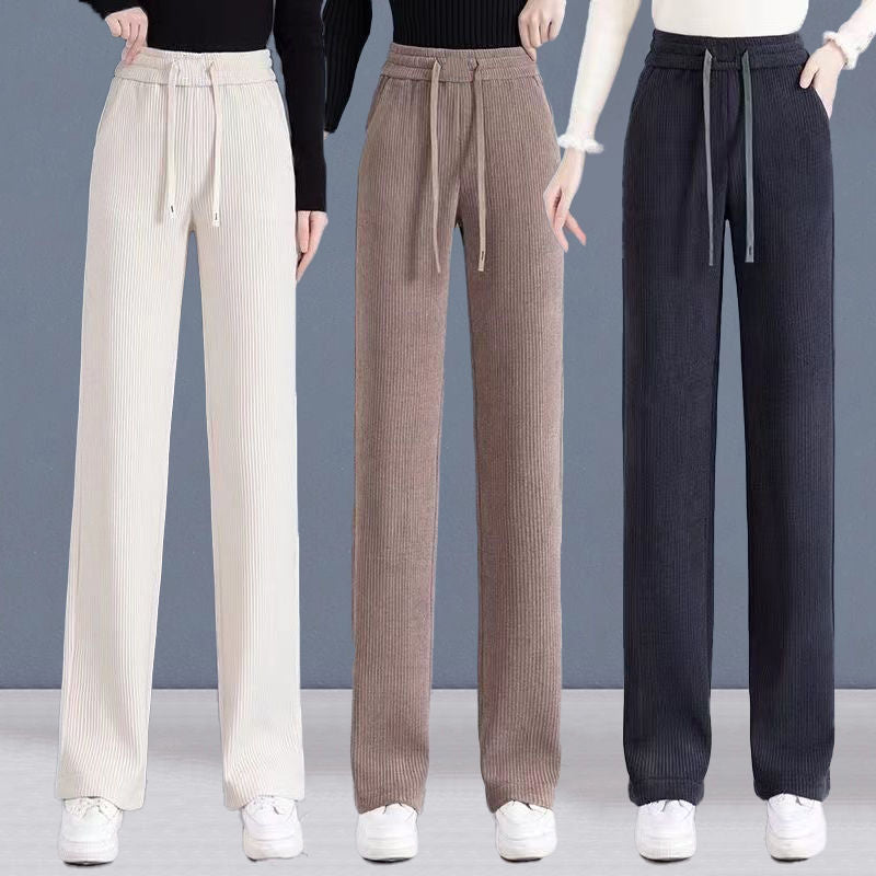 【40-110kg】Pantaloni noi, elastici, cu croi larg, pentru femei