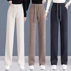 【40-110kg】Pantaloni noi, elastici, cu croi larg, pentru femei