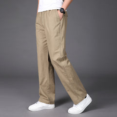 🔥【50-130KG】2026 noi pantaloni drepti casual pentru bărbați de mărime mare