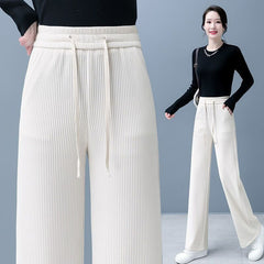 【40-110kg】Pantaloni noi, elastici, cu croi larg, pentru femei