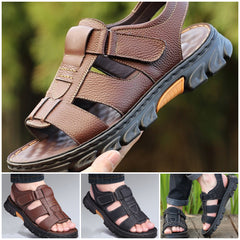 【Plată la livrare】 Sandale casual din piele pentru bărbați