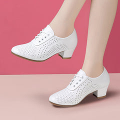 🔥【Vânzare fierbinte】👠【34~41】2026 Toamna Nouă doamnelor pantofi din piele pantofi de dans