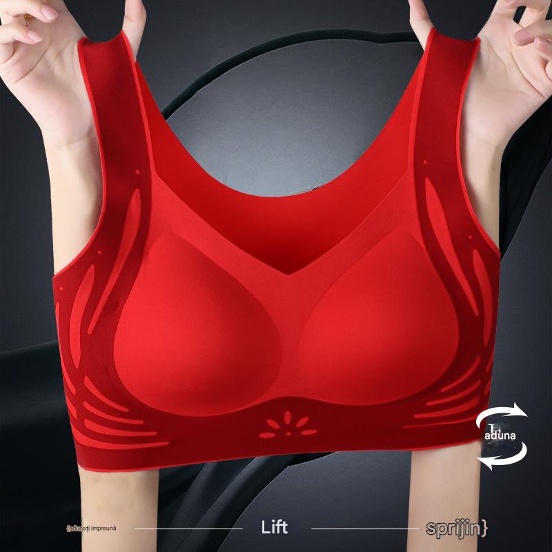 😍【Pachet de 4】Sutien pentru femei fără sârmă, dintr-o bucată❤️【40-85KG】