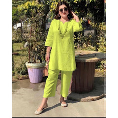 🔥【Top + Pantaloni】2026 costum casual pentru femei din bumbac și in, în stil etnic