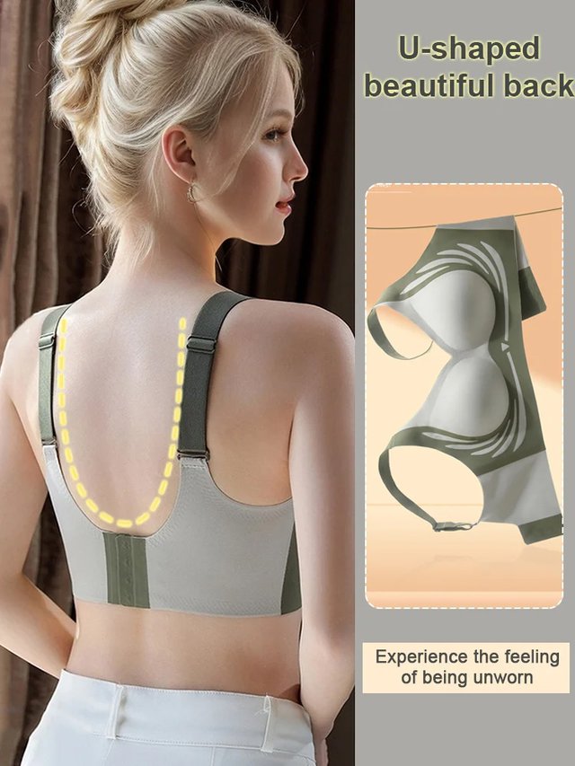 😍【Pachet de 2】Sutien dintr-o singură bucată, fără armătură, pentru femei❤️【40-85 kg】