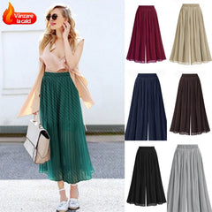 💖【M-6XL】Pantaloni decupați casual, plisați, cu picioare largi