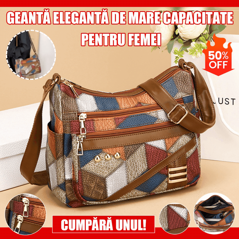 💝👜Geantă de umăr din piele moale PU la modă nouă 2026