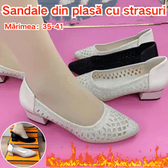 🔥👡【35-41】Sandale Hot Diamond Mesh Hollow respirabile pentru damă