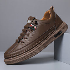 👞【38-44】2026 pantofi sport casual pentru bărbați, din piele naturală, cu talpă moale, antiderapantă, respirabilă