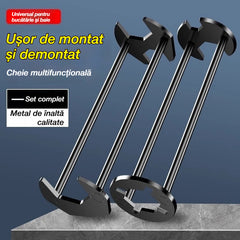 🔥【Cumpărați 1 obțineți 1 gratuit】Cheie multifuncțională pentru chiuvetă, cheie universală pentru țevi de apă, instrument de instalare și reparare a chiuvetei și robinetelor de baie