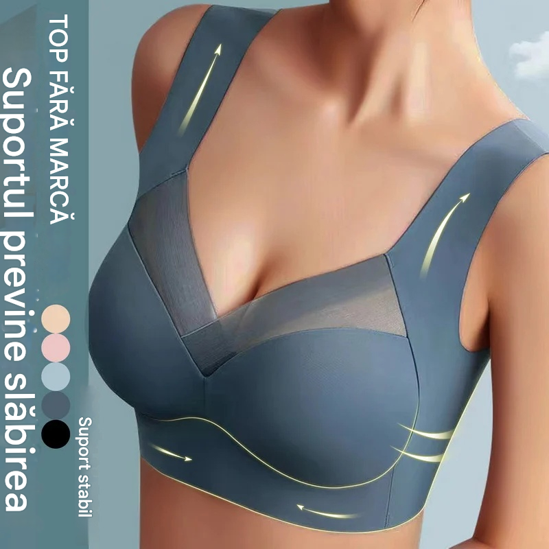💥【Pachet de 3】【L-6XL】Sutien push-up de înaltă calitate, fără cusături, la modă și sexy, previne căderea