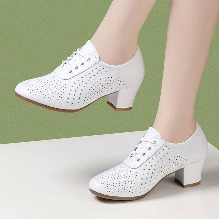 🔥【Vânzare fierbinte】👠【34~41】2026 Toamna Nouă doamnelor pantofi din piele pantofi de dans